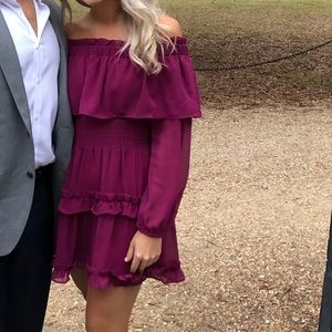 Off the shoulder dress